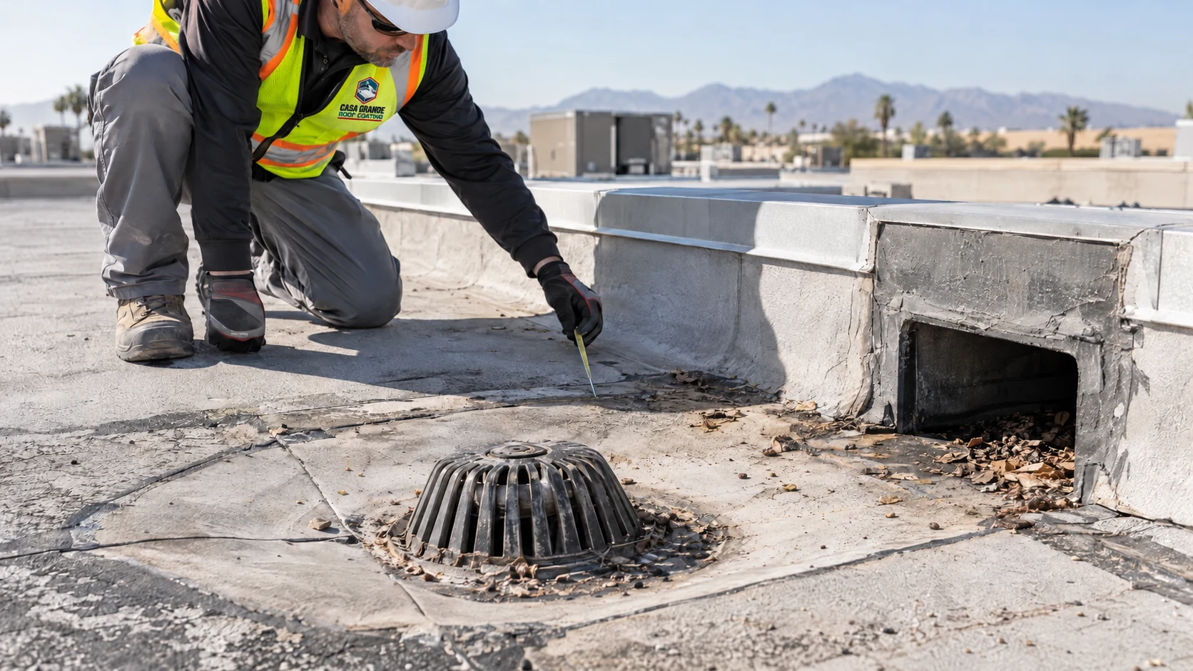Commercial roof work planning for Silicone Roof Coating